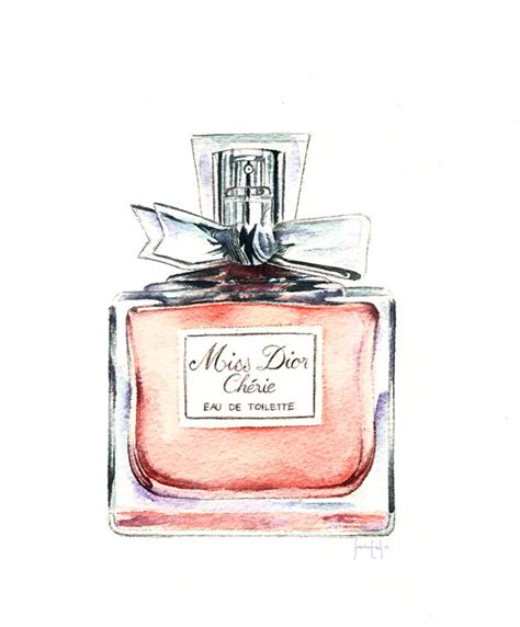 miss dior cherie watercolor